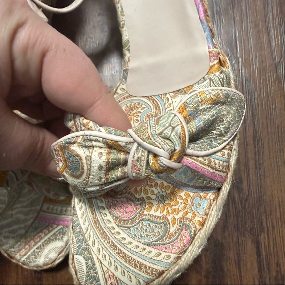 Stuart Weitzman Vagabondo Espadrille Wedge Sandals size 8.5 - Picture 3 of 10